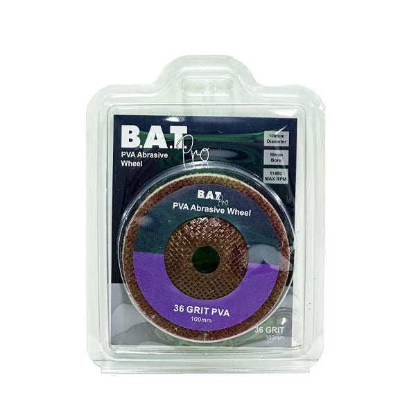BAT PRO - PVA Abrasive Wheel 36 GRIT PVA