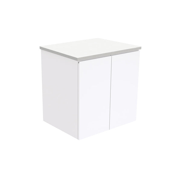 Fingerpull Gloss White 600 Wall-Hung Cabinet