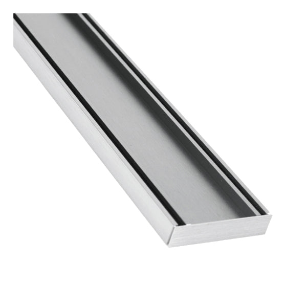 Lauxes 3000x100x21mm Slimline Tile Insert 21 (STI21) Silk Silver