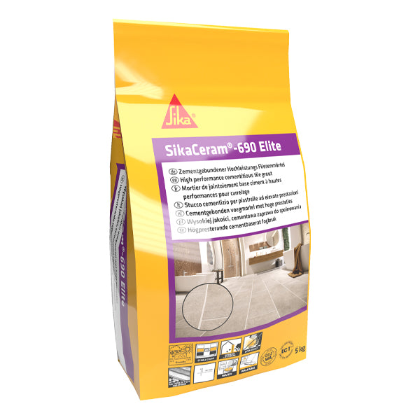 SikaCeram - 690 Elite Grout #49 Sandstone