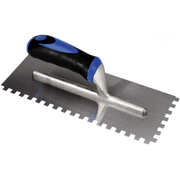 Bright Steel Notched Trowel