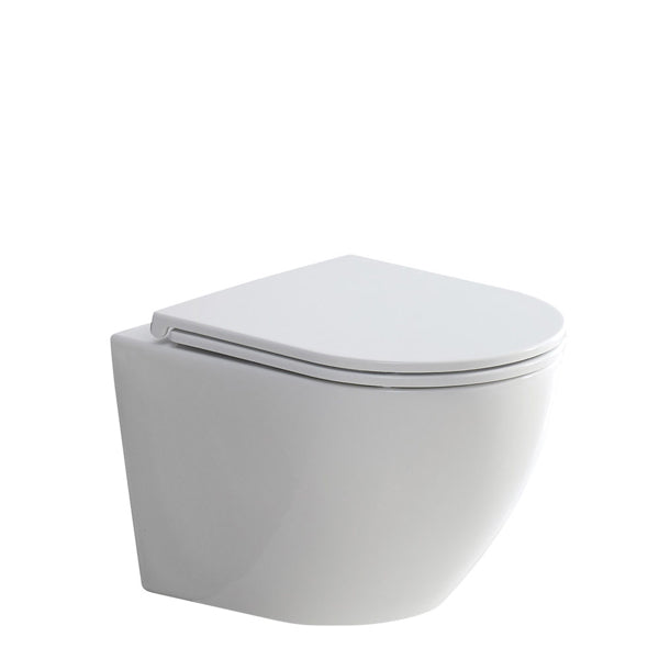 Koko Matte White Wall-Hung Toilet Suite