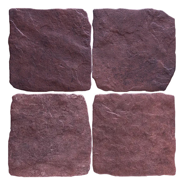 150x150mm (Cobbles) Cerlat - Country Rodeno (Red)