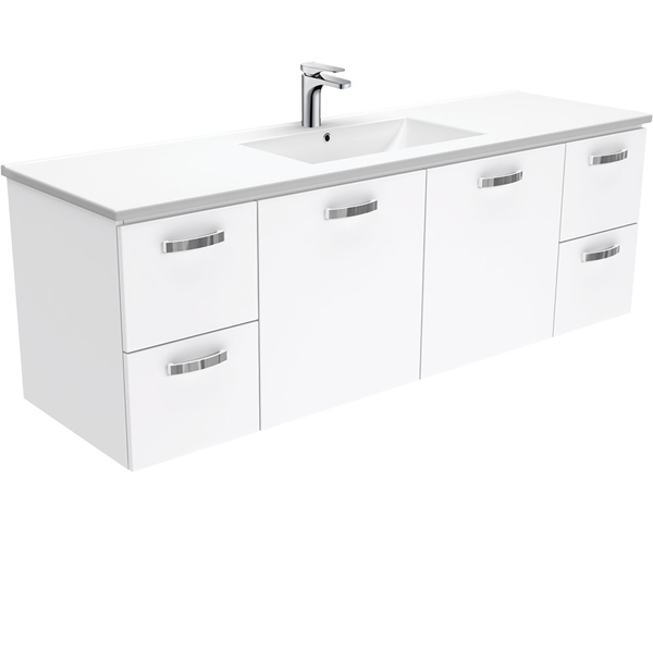 Dolce Unicab 1500 Single Bowl Wall-Hung Vanity