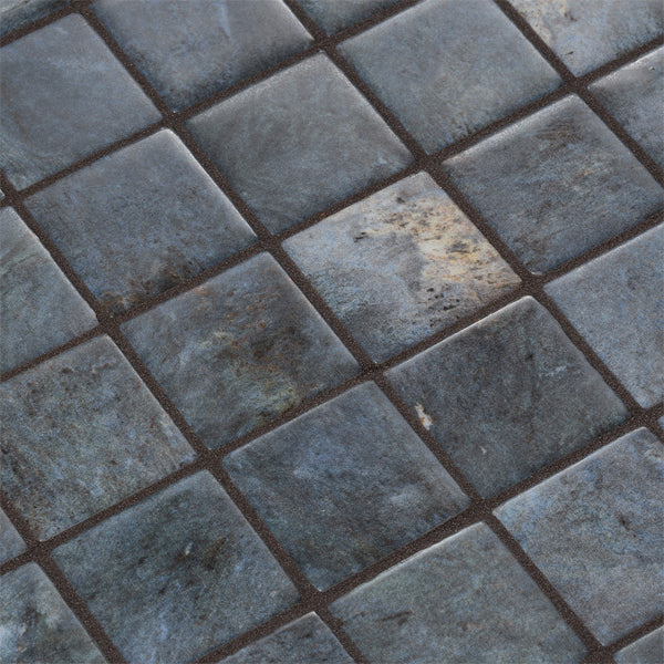 365x365mm Ezarri Pool Mosaic - Zen Stone Dolerite 50mm Matt