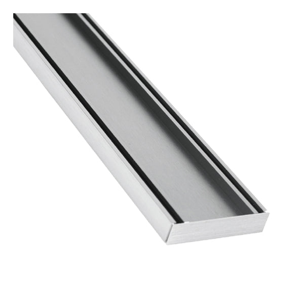 Lauxes 3000x100x21mm Slimline Tile Insert 21 (STI21) Silk Silver