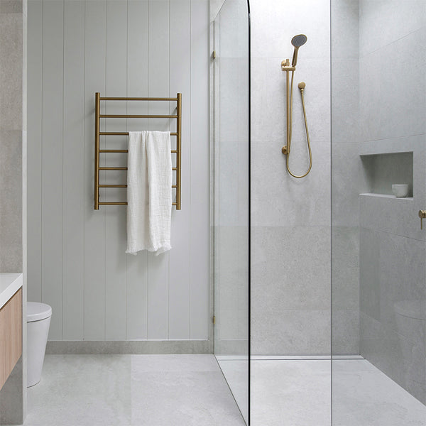Lauxes 5600x100x26mm Slimline Tile Insert (STI) Silk Silver
