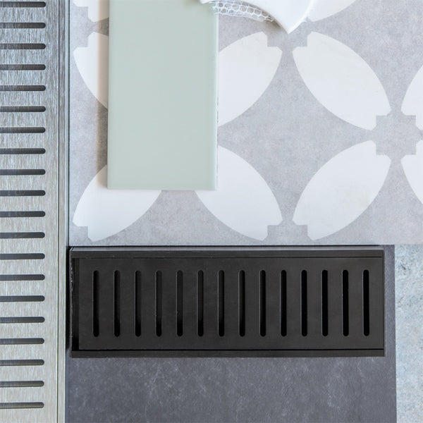 Lauxes 5600x70x23mm Standard Floor Grate (MSFG) Midnight