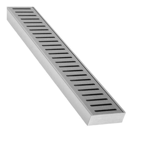 Lauxes 5600x70x23mm Standard Floor Grate (SFG) Silk Silver