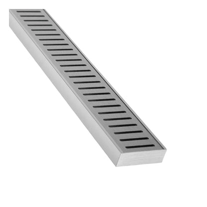 Lauxes 5600x70x23mm Standard Floor Grate (SFG) Silk Silver
