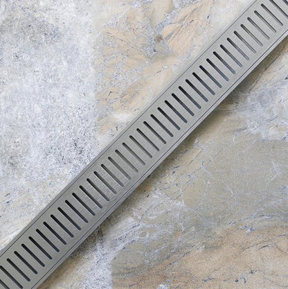 Lauxes 5600x70x23mm Standard Floor Grate (SFG) Silk Silver