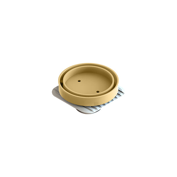 Round Bermuda Megaflex 115mm - 50mm Outlet - 11353.04 Polished Brass