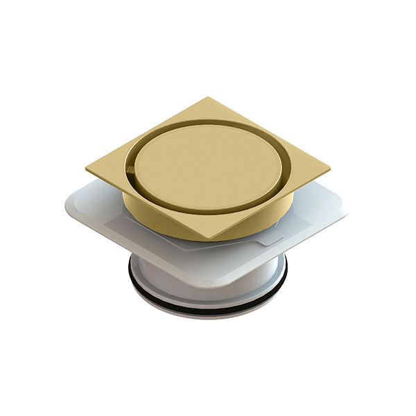 Round on Square Bermuda Flipper Megaflex - 100mm Outlet - 11511.23 Brushed Gold