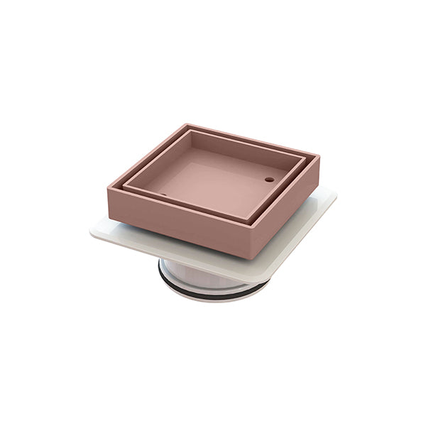 Square Bermuda Megaflex 100x100mm - 80mm Outlet - 11204.08 Rose Gold