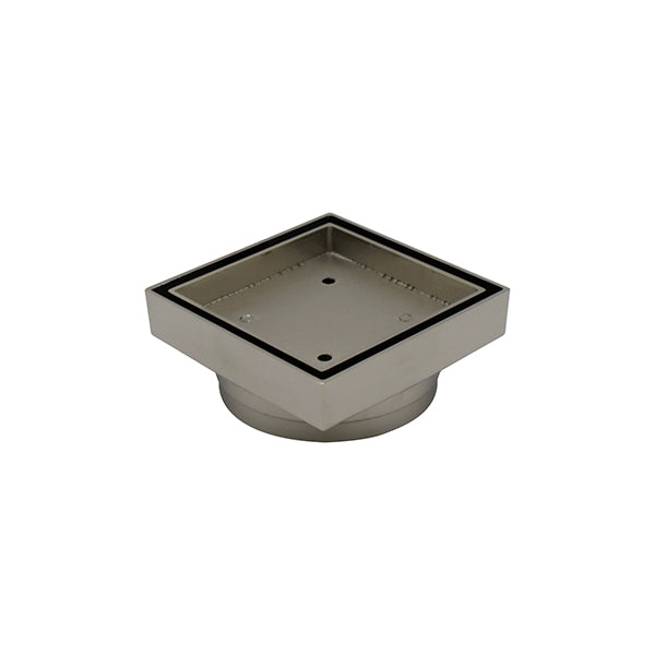 Square Bermuda Standard 115x115mm - 80mm Outlet - 11102.06 Brushed Nickel