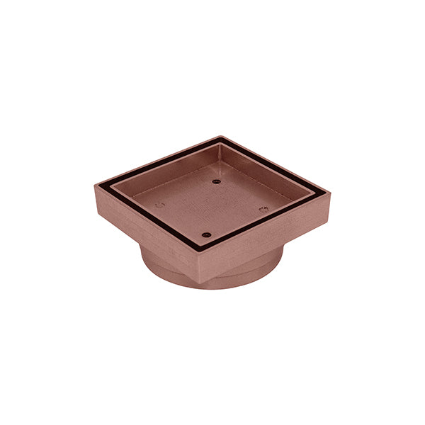 Square Bermuda Standard 115x115mm - 80mm Outlet - 11102.28 Brushed Rose Gold