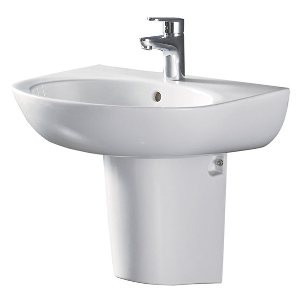 Stella Care Wall Basin With Integral Shroud