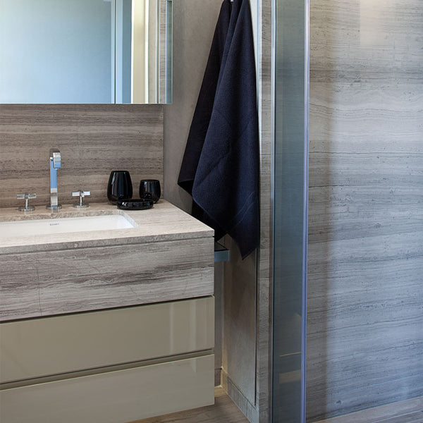 Tilermade - 600x600 Grey Teakwood Serpeggiante Marble Polished