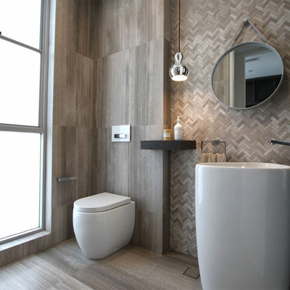 Tilermade - 600x600 Grey Teakwood Serpeggiante Marble Polished