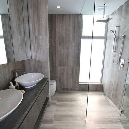 Tilermade - 600x600 Grey Teakwood Serpeggiante Marble Polished