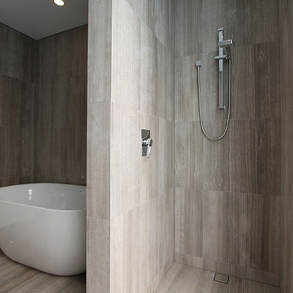 Tilermade - 600x600 Grey Teakwood Serpeggiante Marble Polished