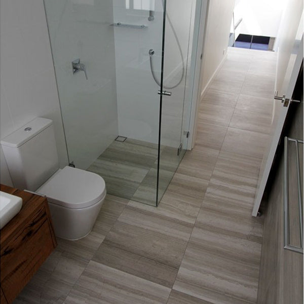 Tilermade - 600x600 Grey Teakwood Serpeggiante Marble Polished