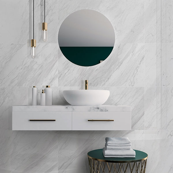 Tilermade - 600x600mm Volakas Jazz White Polished