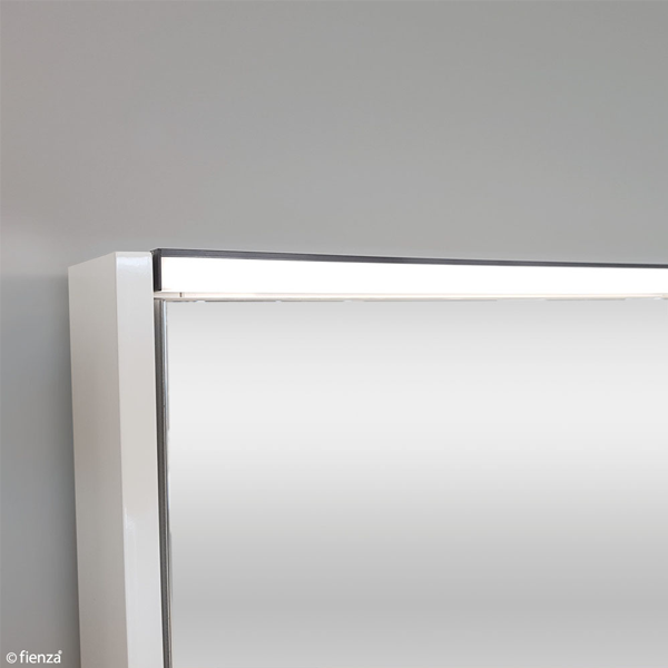 1200 LED Mirror Cabinet with Display Shelf, Industrial