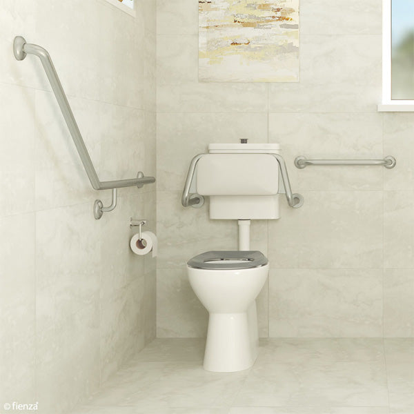 Accessible Toilet Care Kit 2 with Right-Hand 40° Rail