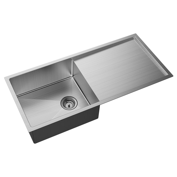 Hana 36L Single Kitchen Sink with Drainer Kit