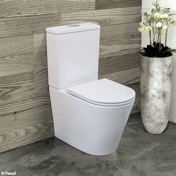 Isabella Back-to-Wall Toilet Suite, Slim Seat