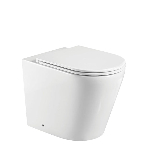 Isabella Wall-Faced Toilet Suite, Slim Seat