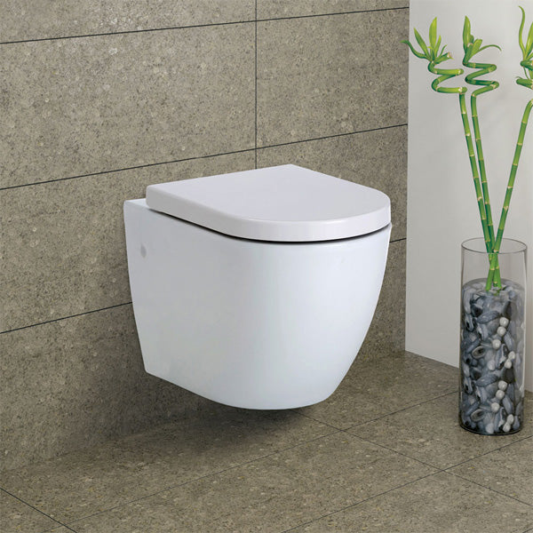 Koko Gloss White Wall-Hung Toilet Suite