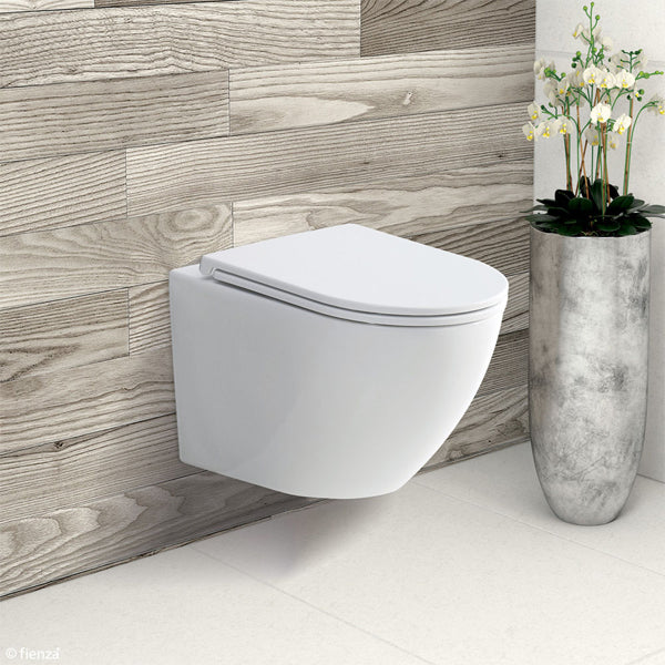 Koko Matte White Wall-Hung Toilet Suite