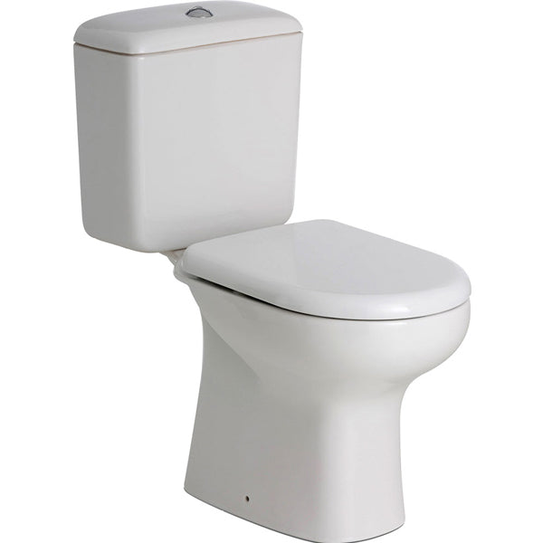 RAK Liwa White Close-Coupled Toilet Suite