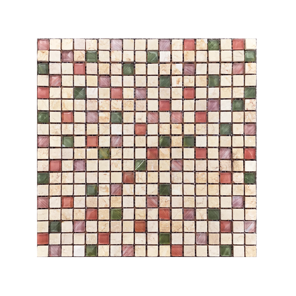 303x303mm Tutti Fruiti Glass Mosaic